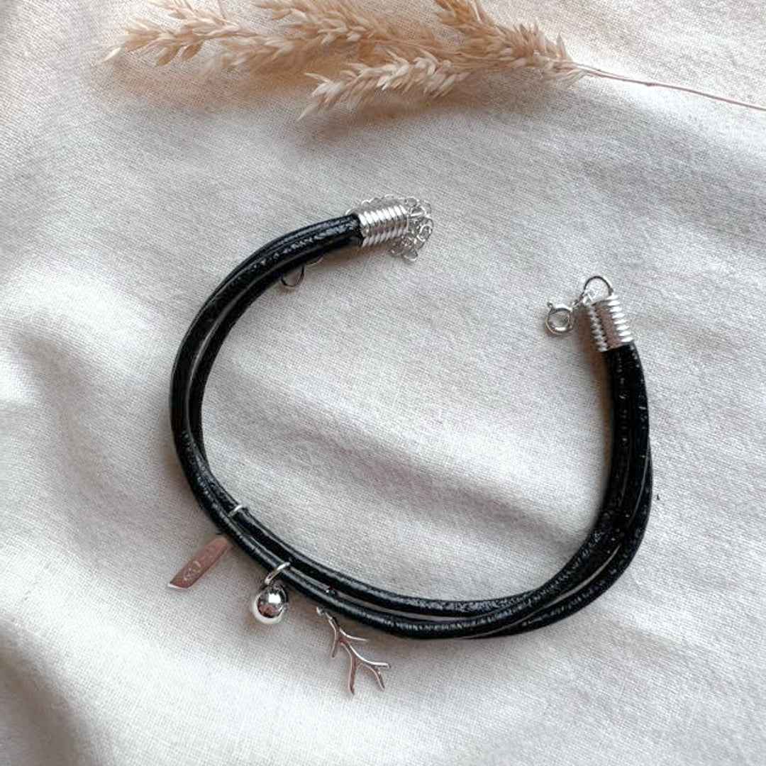 Rætur Leður armband