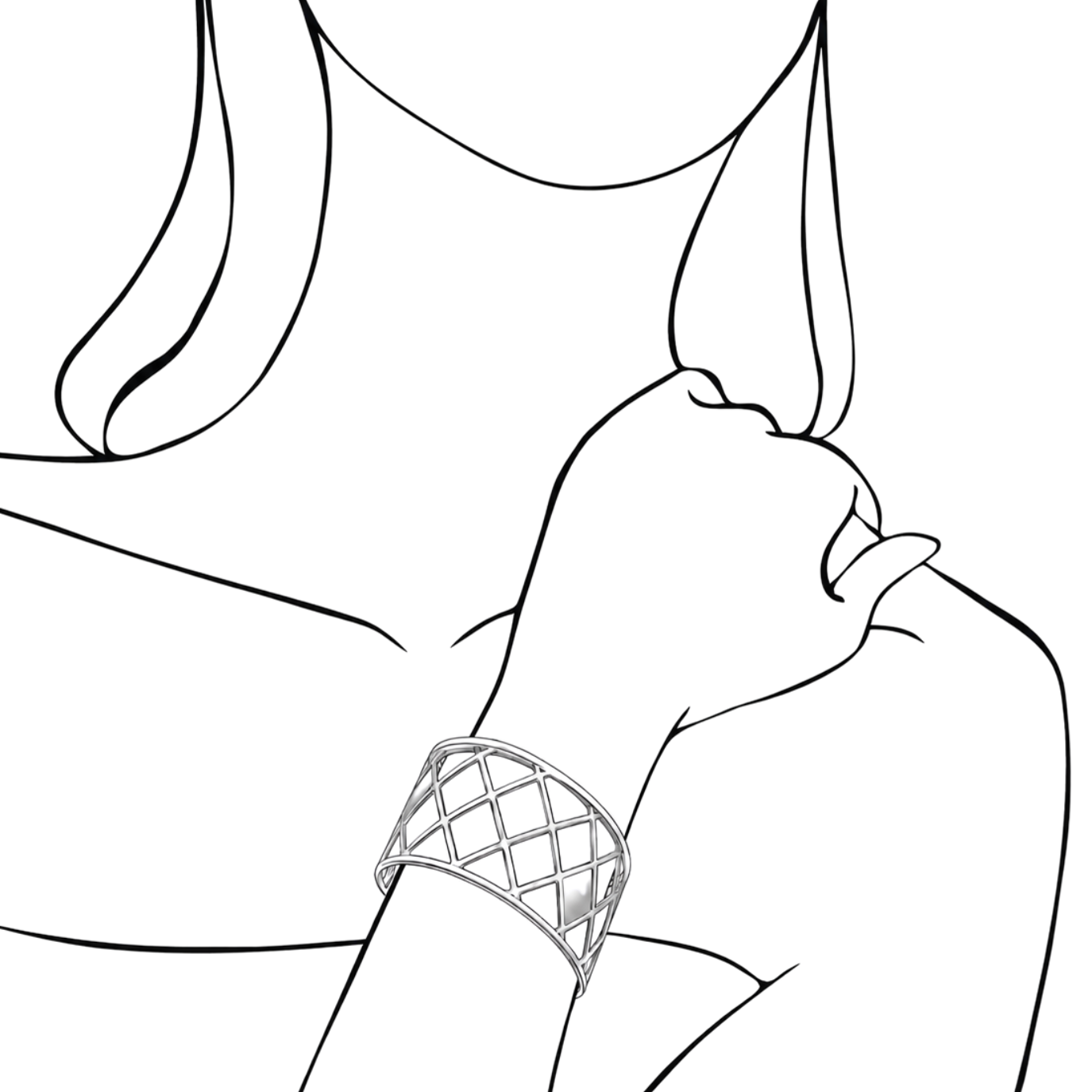 Fiskinet armband