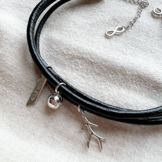 Rætur Leður armband