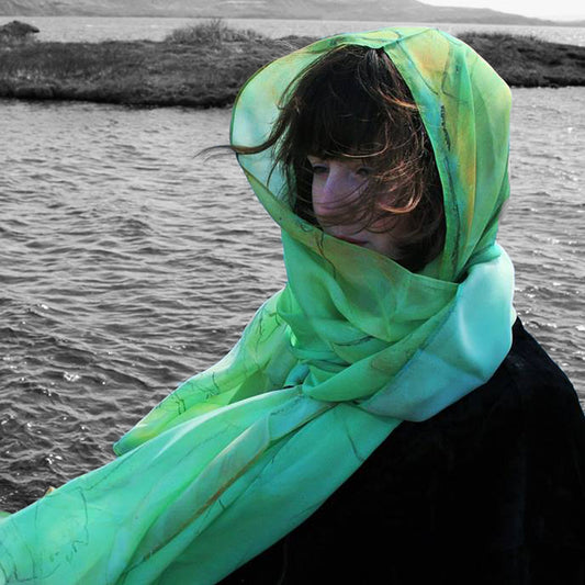 Spirits of the night scarf - HULDA