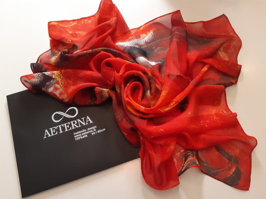 Spirits of the night scarf - FIRE